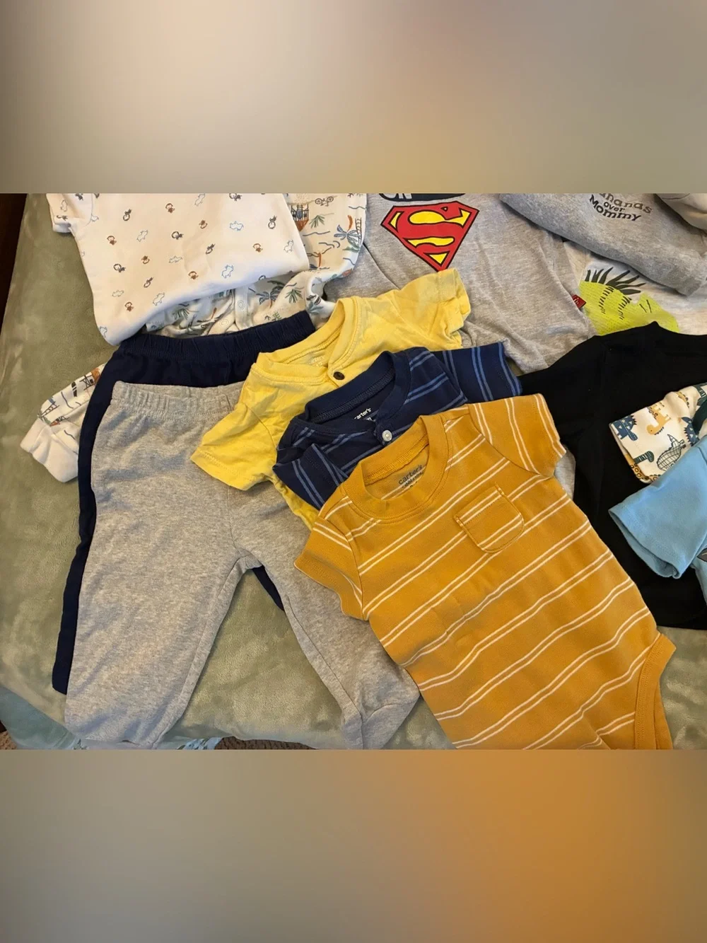 Mixed Baby Boy Clothing Bundle Sizes 6-12 Months 35 Pieces…